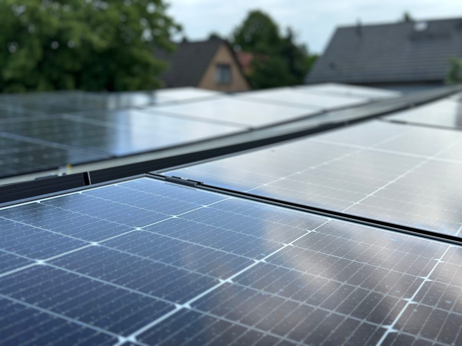 PV-Anlage Reinickendorf – Seitenansicht