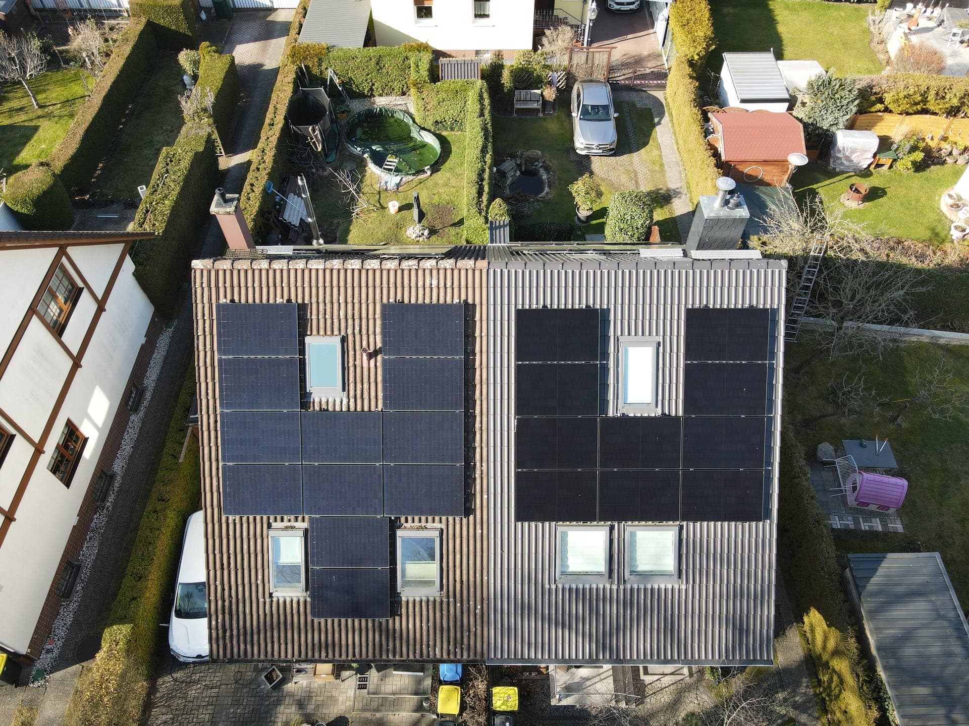 PV-Anlage Rudow – Dachansicht